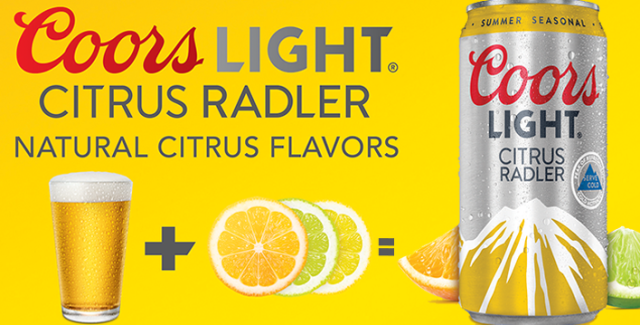 Coors Light Citrus Radler United